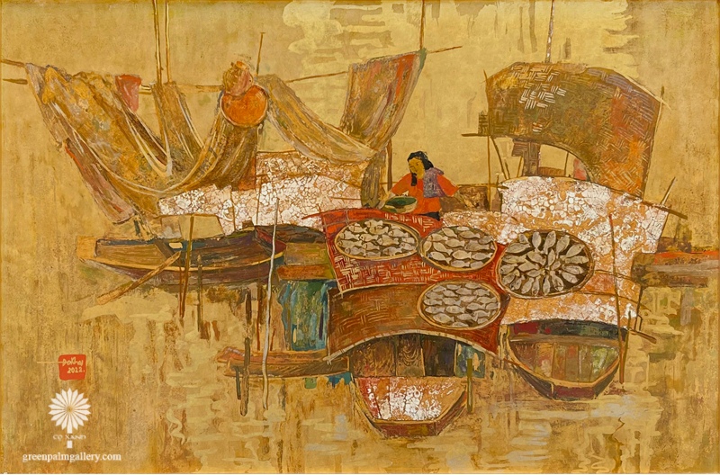Floating market