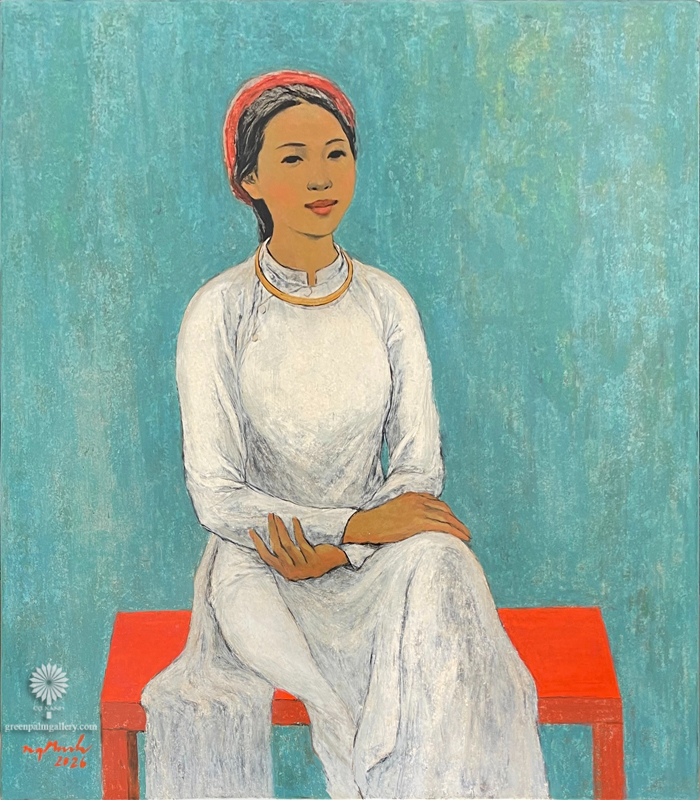 Girl in white "Áo dài"
