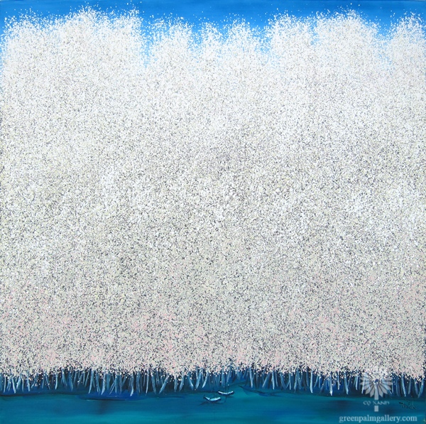Bamboo forest by the river side