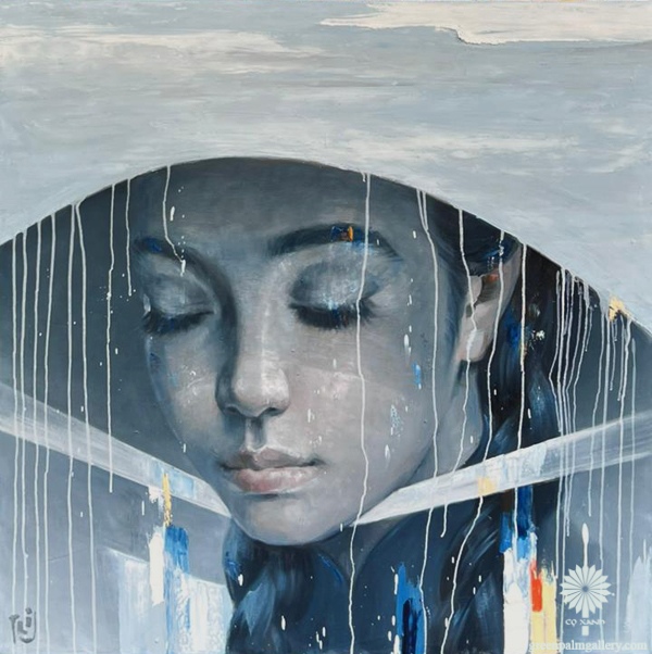 Girl with the conical hat
