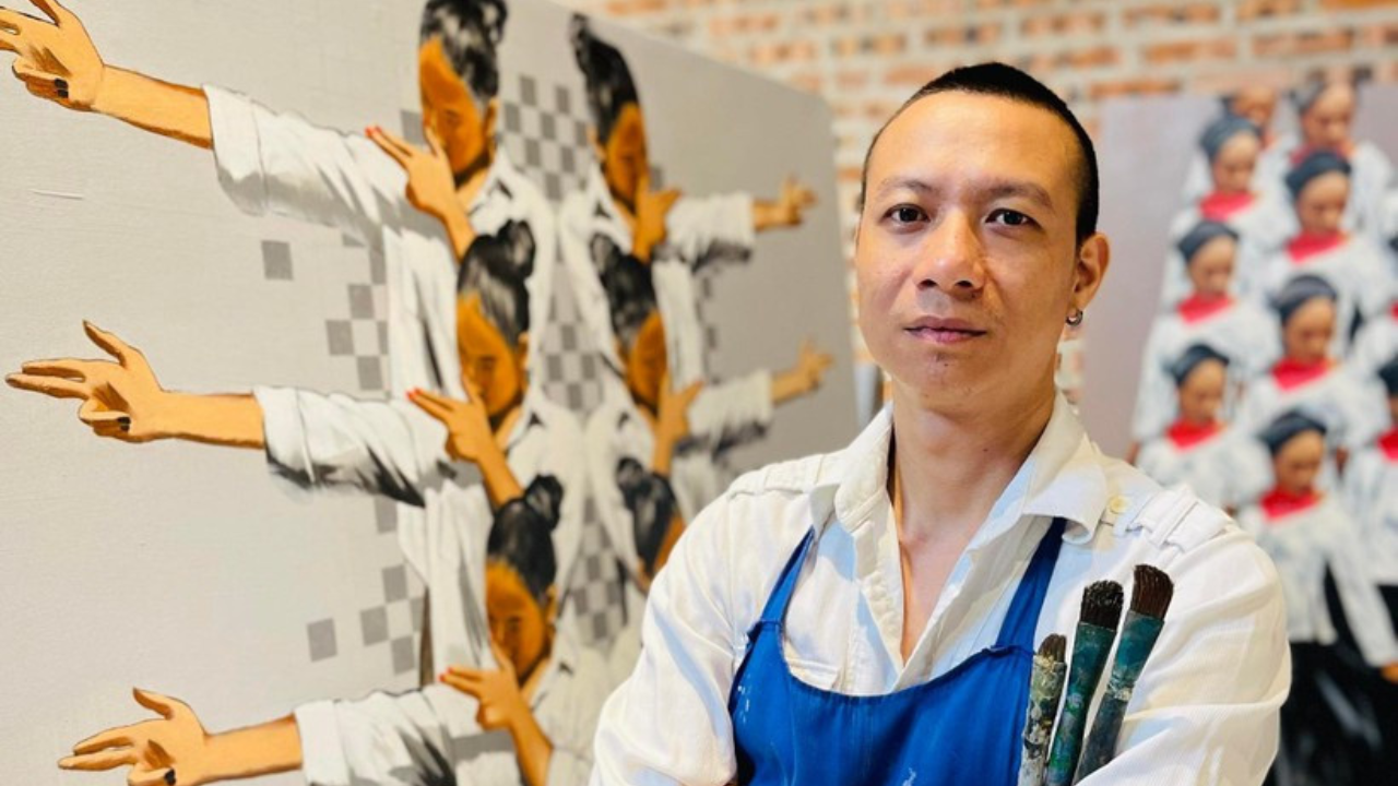 Phong cách Pop Art đầy châm biếm trong tranh Nguyễn Trọng Minh