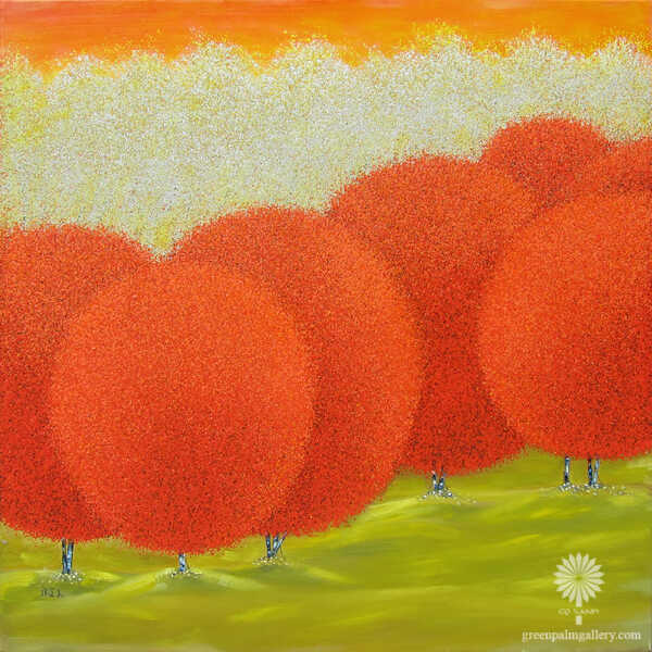 The dynamic energy of spring is beautifully captured in Pham Khanh Thanh’s “Spring Coming”