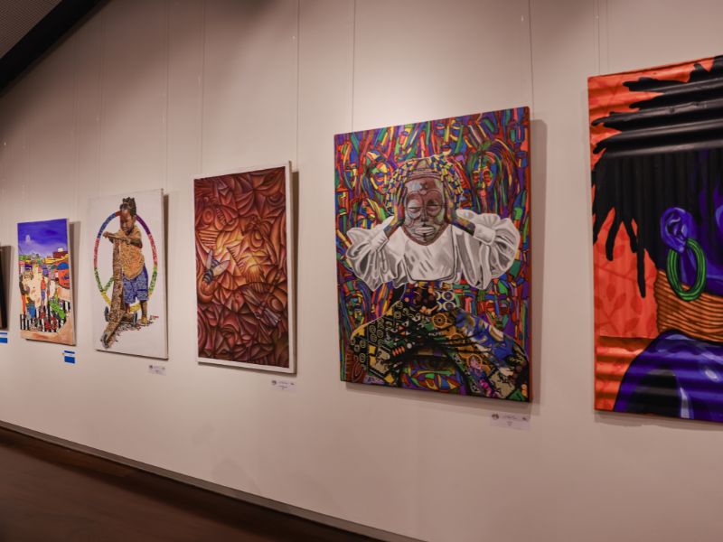 Art exhibitions offer viewers the opportunity to experience a wide range of new artistic creations firsthand.